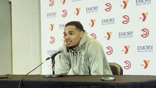 WATCH: Everything From Dejounte Murray After Hawks Win Over Rockets
