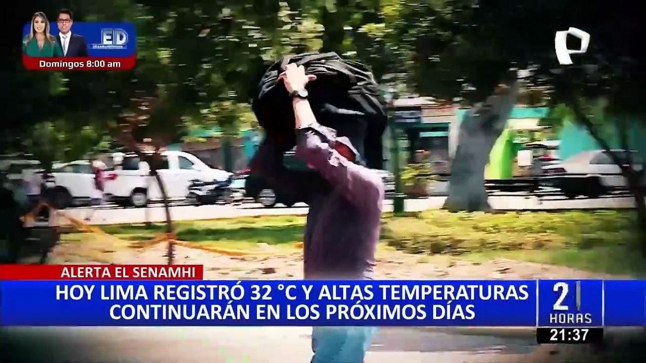Senamhi: sensación térmica en algunos distritos de Lima llegará a los 35°