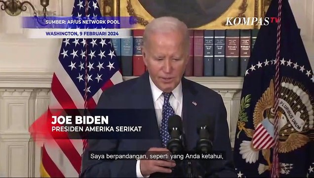 Presiden Amerika Serikat Joe Biden Sebut Tindakan Israel di Jalur Gaza Berlebihan