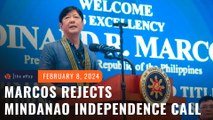 Marcos rejects calls for independent Mindanao after Duterte’s remarks