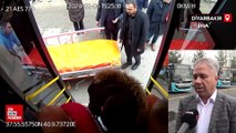 Diyarbakır'da otobüs şoförü fenalaşan yolcuyu hastaneye yetiştirdi