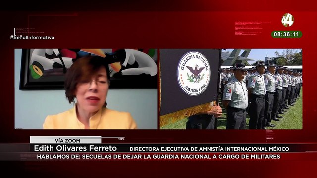 Edith Olivares habla sobre las secuelas de dejar la guardia nacional a cargo de militares
