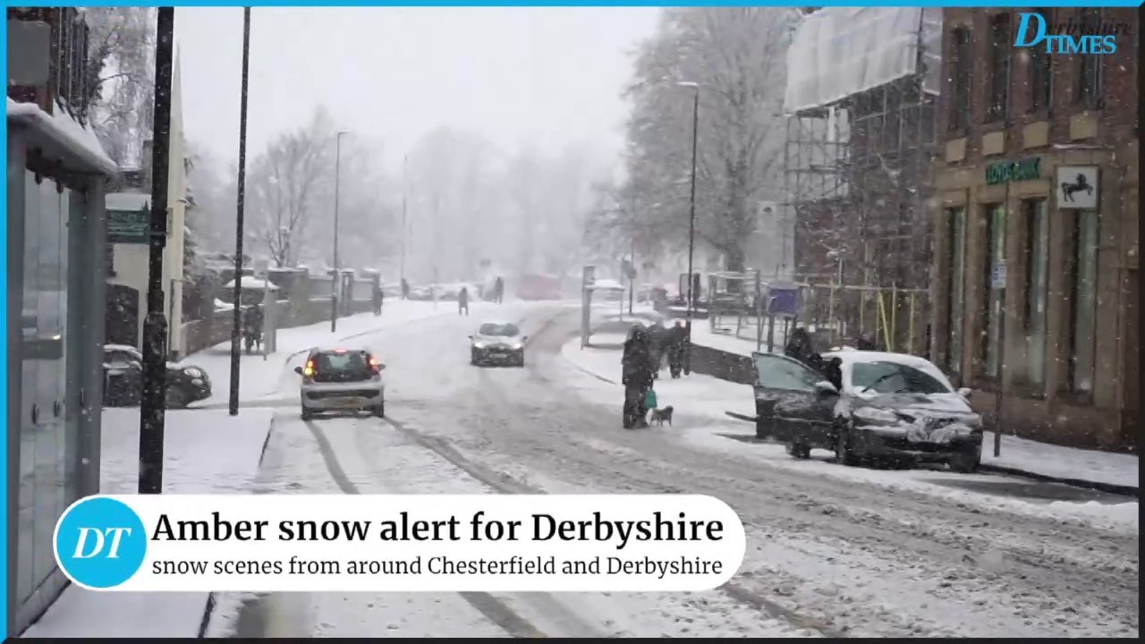 February snow alert for Derbyshire