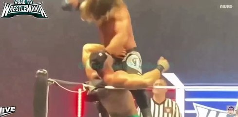 AJ STYLES vs AUSTIN THEORY - WWE ROAD To WRESTLEMANIA LIVE EVENT At KNOXVILLE (February 3 2024)