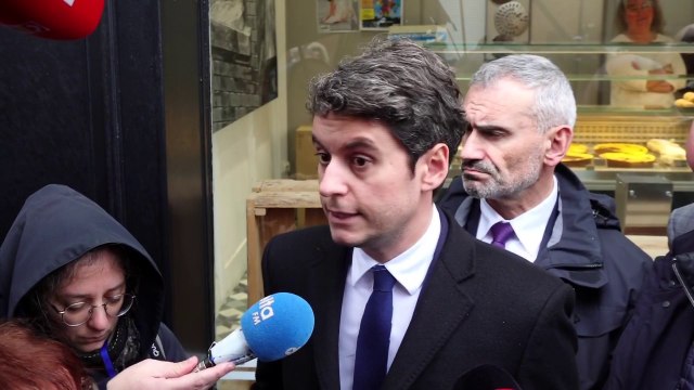 Crues dans le Pas-de-Calais: Je reviendrai tous les mois s'il le faut annonce Gabriel Attal en déplacement à Blendecques