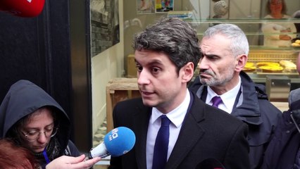 Crues dans le Pas-de-Calais: "Je reviendrai tous les mois s'il le faut" annonce Gabriel Attal en déplacement à Blendecques