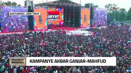 Puan Hadiri Kampanye Ganjar-Mahfud di Banyuwangi: Yang Nggak Nomor 3 Senengkan Datang ke Sini