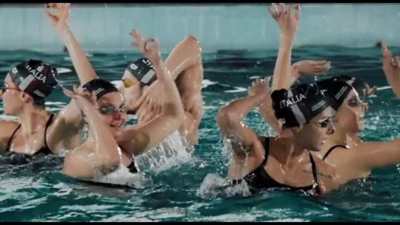 Sanremo, la Nazionale di Nuoto Artistico sulle note di Emma