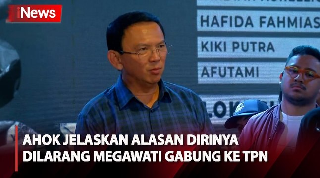 Dilarang Megawati Soekarnoputri Gabung ke TPN Ganjar-Mahfud, Ini Penjelasan Ahok