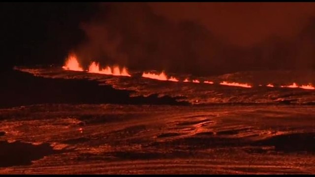 In Islanda nuova eruzione vulcanica nella penisola di Reykjanes
