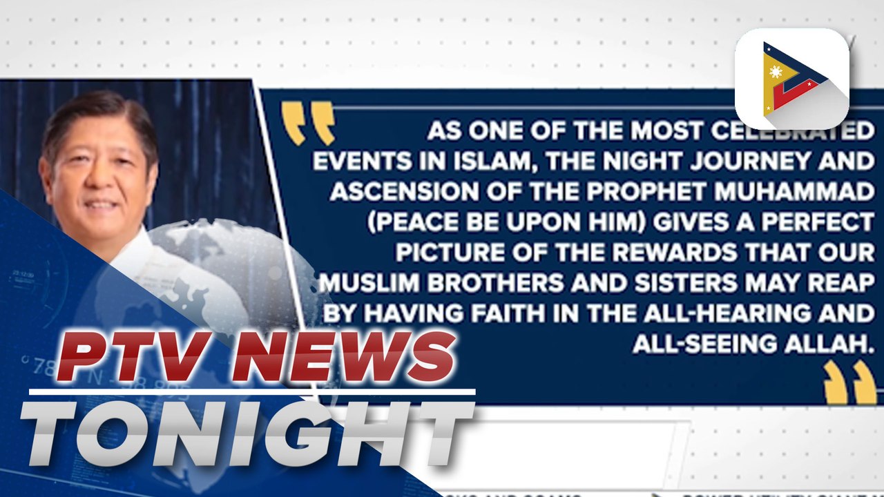 PBBM extends solidarity with Muslim community during Isra Wal Mi'raj celebration