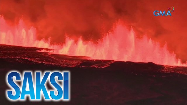 Reykjanes Peninsula sa Iceland, muling binulabog ng pagsabog ng bulkan | Saksi