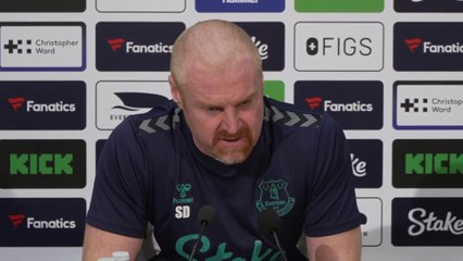 Dyche on fitness of key players as they prepare to face Man City