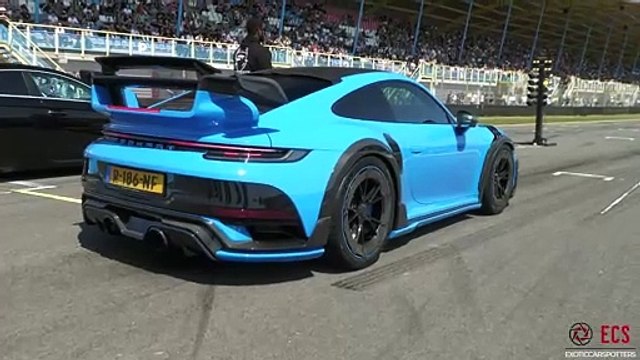 Sportscars Drag Racing - 1300HP GAD C63 S, 700HP RS3, 750HP M5 F90, Techart GT Street R, Milltek RS6