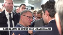 «C'est pas la première fois que je craque» : un habitant du Pas-de-Calais sinistré fond en larmes lors d'un échange avec Gabriel Attal