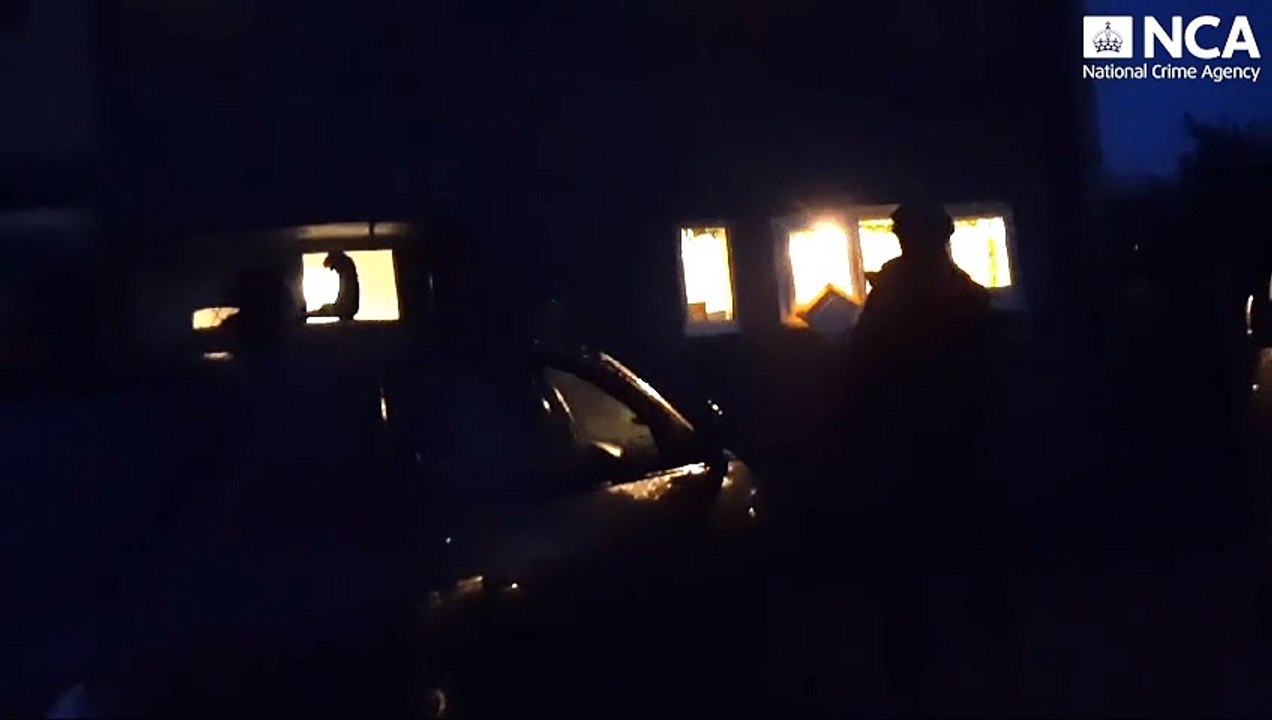 Watch as National Crime Agency arrest man in Derbyshire in connection with £2.3m cocaine smuggling operation