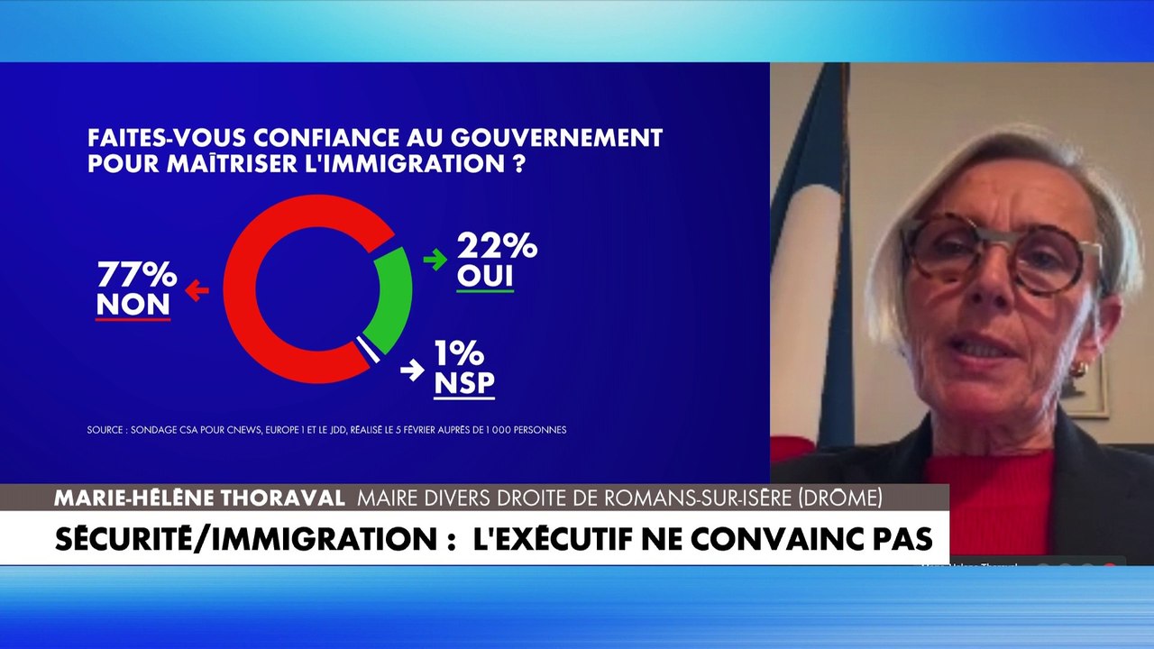 Marie-Hélène Thoraval : «Lorsque le Président choisit d'accueillir des migrants, ça vient ensuite ruisseler sur nos territoires»