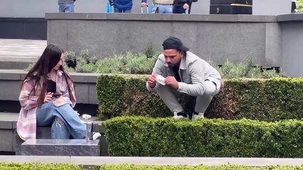 I found money on tree prank- stranger reaction- joker pranks latest