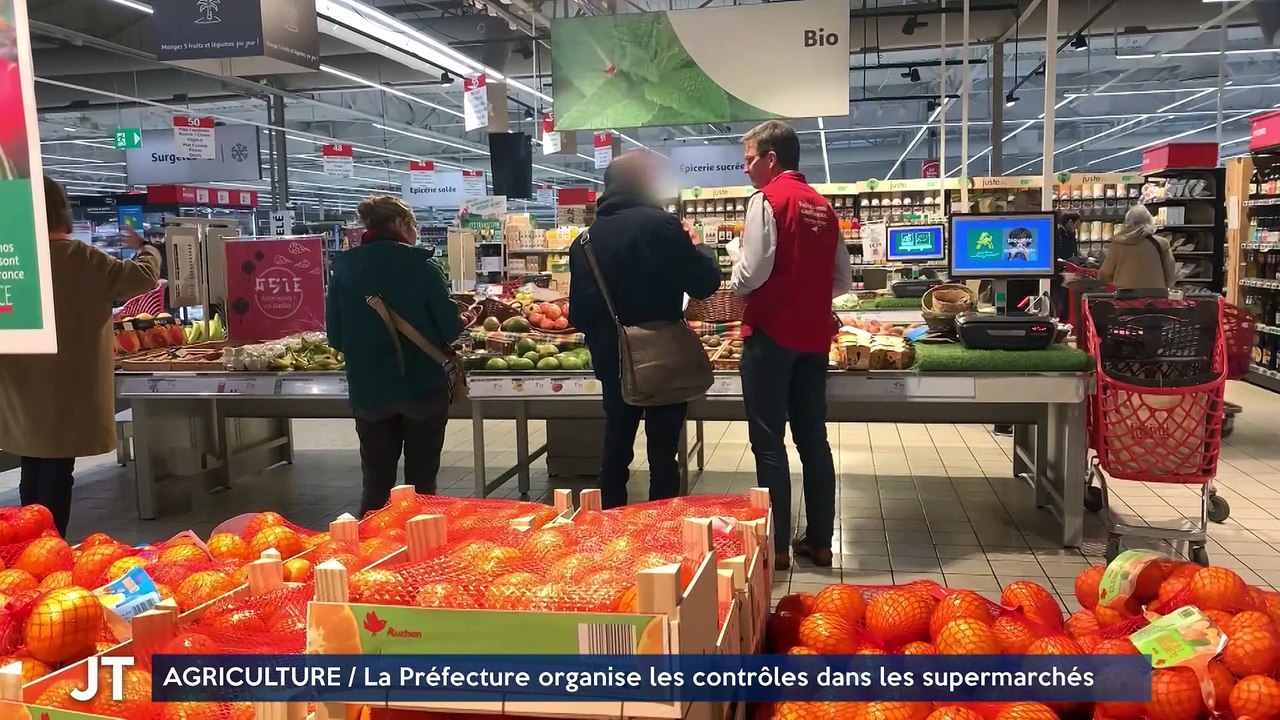 Le Journal - 08/02/2024 - AGRICULTURE  / L'Etat organise les contrôles dans les supermarchés