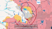 La guerre en Ukraine, carte à l'appui, jeudi 8 février 2024