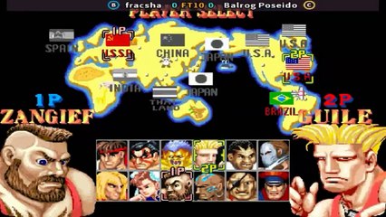 fracsha vs Balrog Poseido - Street Fighter II'_ Champion Edition -  FT10