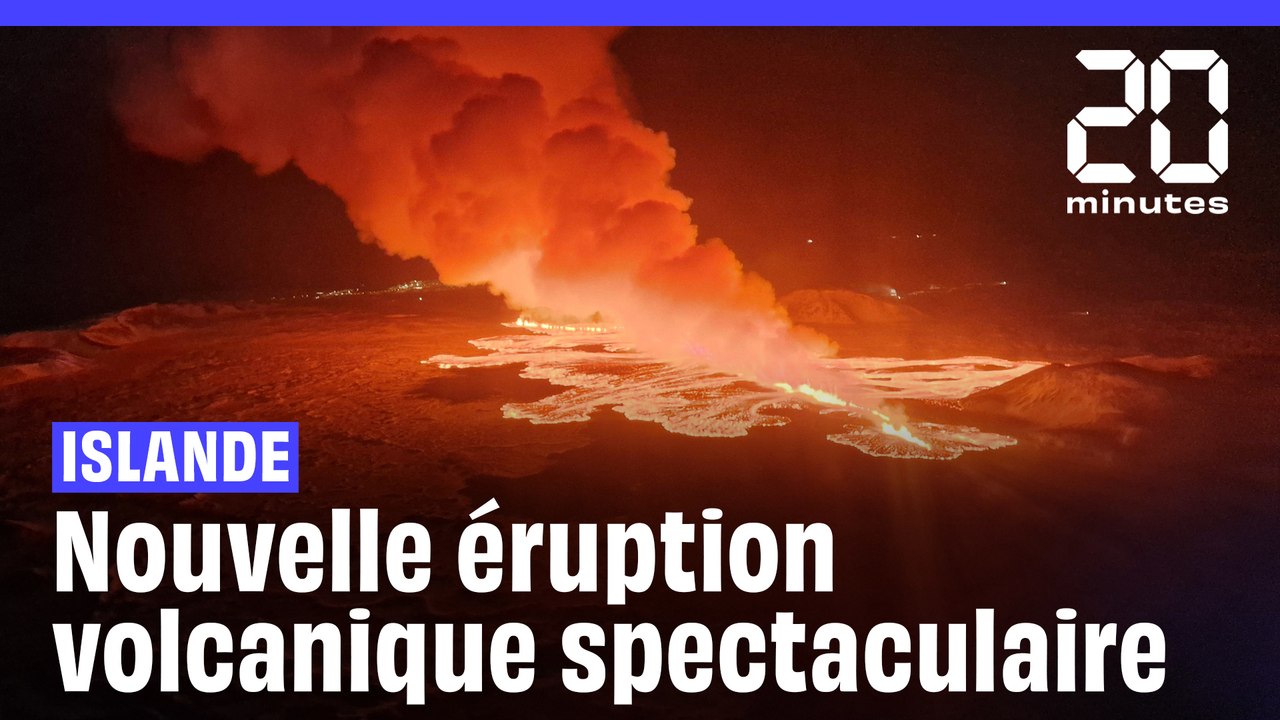 L'Islande connait une troisième éruption volcanique en deux mois