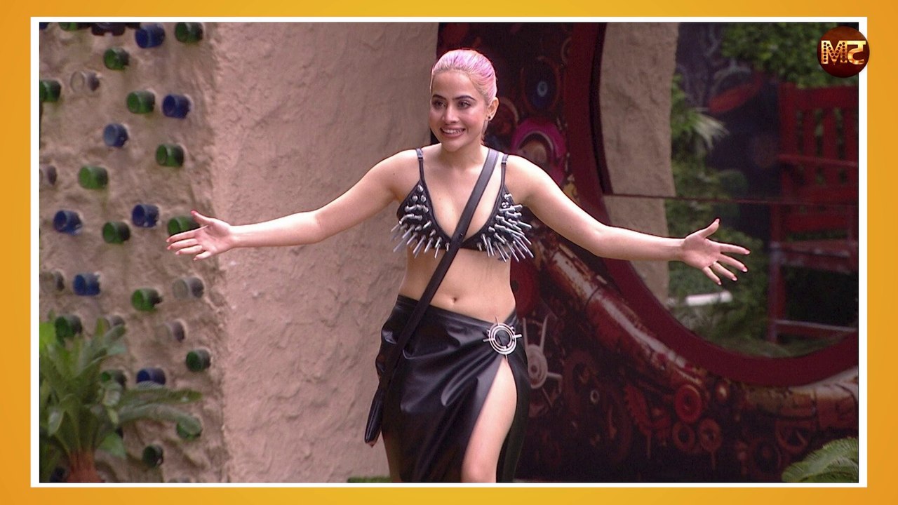 Urfi Javed ने फिर अपनाया अतरंगी लुक पिंक कोन से बनी ड्रेस पहन सैर-सपाटा करने निकलीं ||