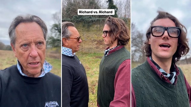 Richard E Grant comes face to face with... Richard E Grant?