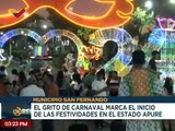Gobierno Nacional da inicio a las festividades carnestolendas con agrupaciones culturales del edo. Apure