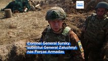 Zelenskyy demite comandante das Forças Armadas da Ucrânia