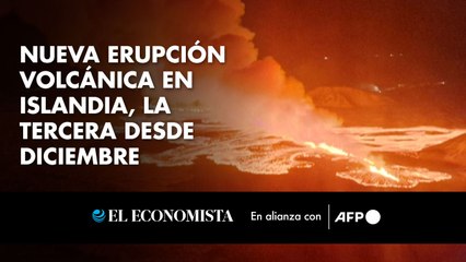 Nueva erupción volcánica en Islandia, la tercera desde diciembre