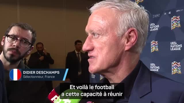 Tirage - Deschamps : “Le football a cette capacité à réunir et est surtout synonyme de paix”