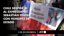 Chile despide al expresidente Sebastián Piñera con honores de Estado