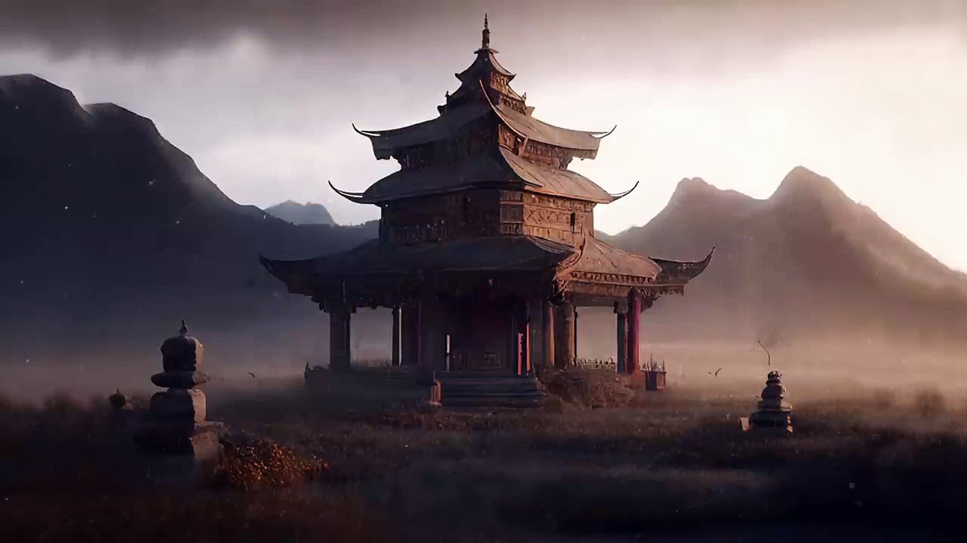 ⁣Temple - Healing Meditative Ambient Music - Mysterious Tibetan Ambient for Relaxation and Sleep