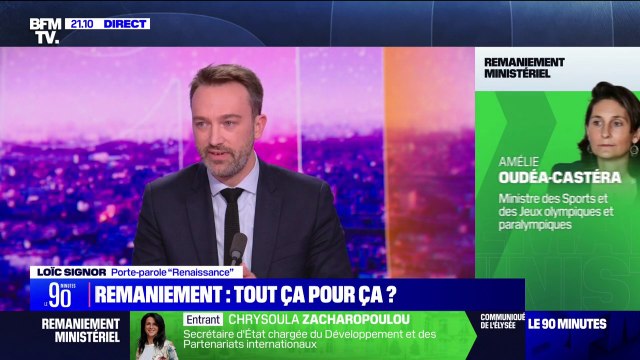 Éducation nationale: Nicole Belloubet est un exemple de méritocratie républicaine , pour Loïc Signor (porte-parole de Renaissance)