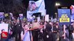 İsrail Meclisi önünde aşırı sağdan savaşa devam protestosu