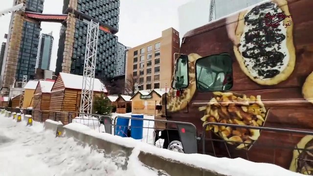 مونتريال تساقط الثلوج وبعدها نزول المطر المتجمد وبوادر استقبال عاصفة ضربت المناطق المجاورة23-12-2022