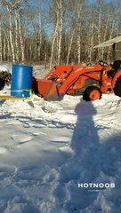 No Barrel Lift? No Worries - Try This Amazing Alternative #diy #plumbing #hvac #glycol #woodboiler