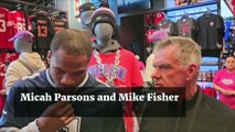 Micah Parsons At Super Bowl Exclusive