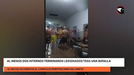Al menos dos internos terminaron lesionados tras una batalla