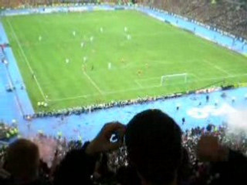 PSG LENS 1er but en direct