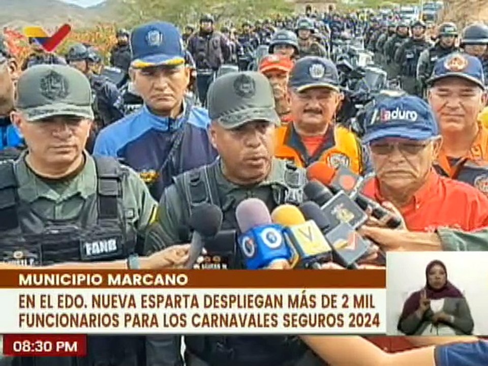 Nueva Esparta | Más de 2 mil funcionarios estarán desplegados para los Carnavales 2024