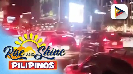 Mabigat na traffic, naranasan sa EDSA-Ortigas kagabi kasunod ng long weekend