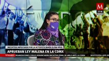María Elena Ríos reconoce el esfuerzo de todos aquellos que impulsaron la 'Ley Malena'