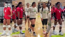 Meanwhile Female College Volleyball Match Dominated By 5 Biologic Males For The Entire Game While The Female Players Were Benched