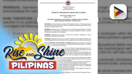 Mga single na empleyado ng General Luna LGU sa Quezon, mabibigyan ng Valentine’s Day leave