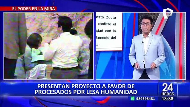 Congresistas proponen ley a favor de procesados por lesa humanidad