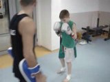 Cour de boxe Malek Vautier et  Max  Burgas en Bulgarie