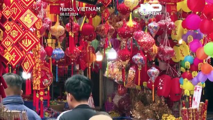 شاهد: فيتنام تستعد للاحتفال بالعام القمري الجديد