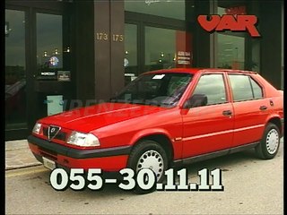 Sequenza spot pubblicitari concessionaria VAR  Alfa Romeo. Firenze. Soggetto B. Marzo 1994